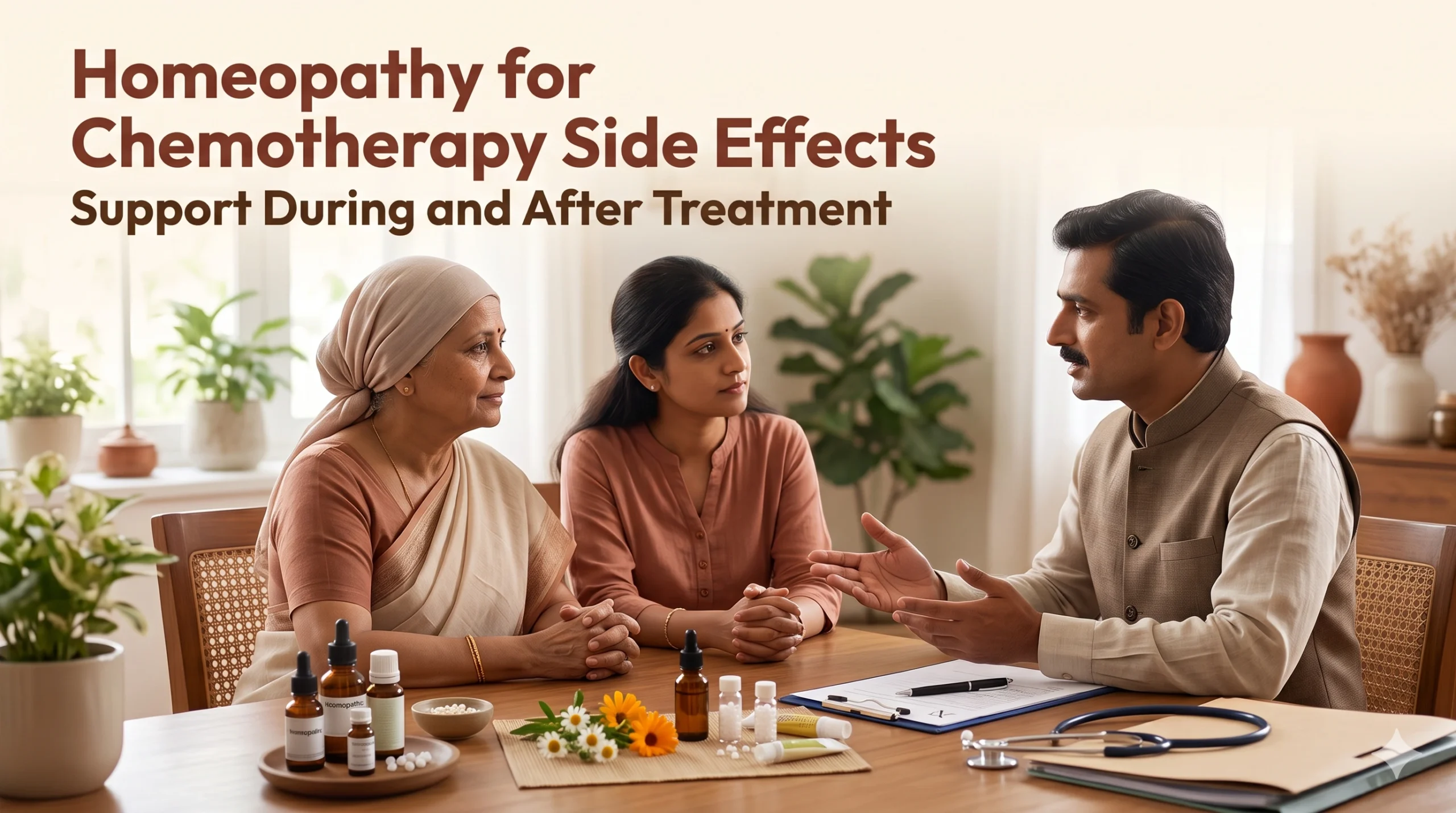 Homeopathy for chemotherapy side effects support for cancer patient at Viraj Veda Healthcare Amritsar